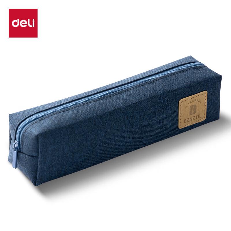 Deli Large Capacity Canvas Pencil Pouch