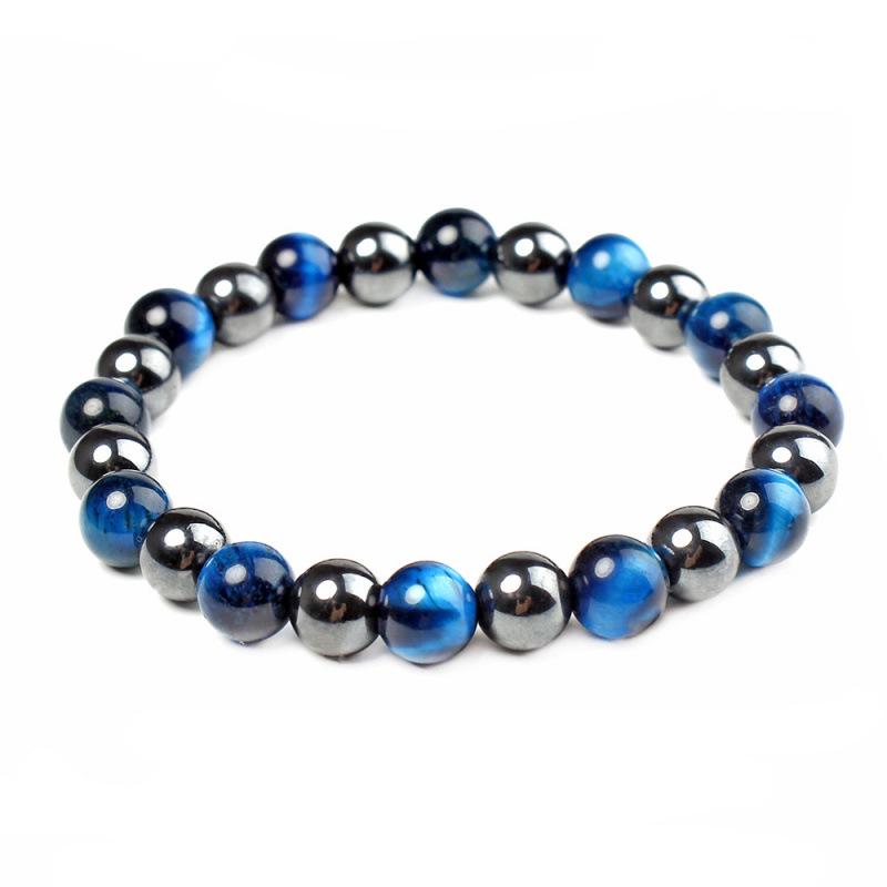2020 Hot Selling 8mm Magnetic Tiger Eye Beaded Health Bracelet