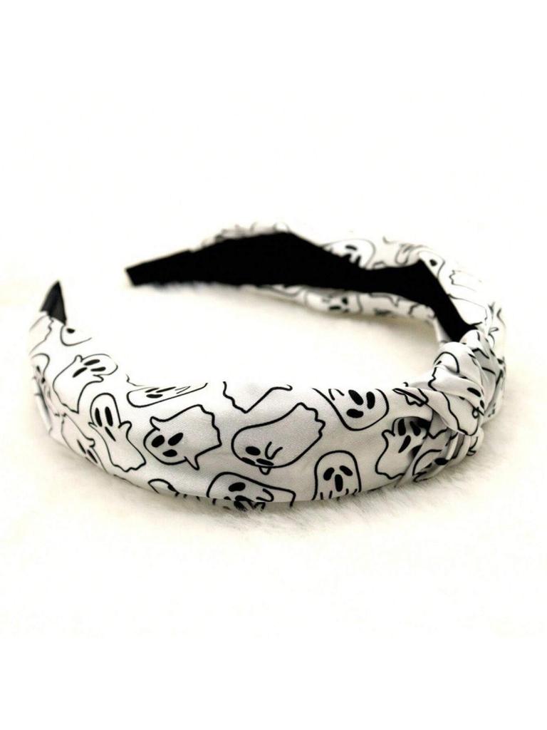 1PC Halloween Headbands Set, Pumpkin/Ghost/Cat Patterns, Festive Hair Accessories For Costume Parties