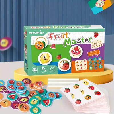 Frucht Meister Kartenspiel Schnelle Augen und Hände Kampf Brettspiel Familien Puzzlespiel Party Unterhaltungsspiel Brettspiel Spielzeug