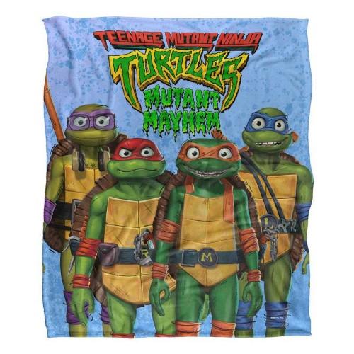Teenage Mutant Ninja Turtles: Mutant Mayhem Turtle Teens Silky Supersoft Blanket