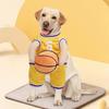 Psí basketbalový kostým s míčem Psí basketbalový hráč Oblečení Pet Outfit Halloween Psí dress-up Oblečení na párty Denní nošení