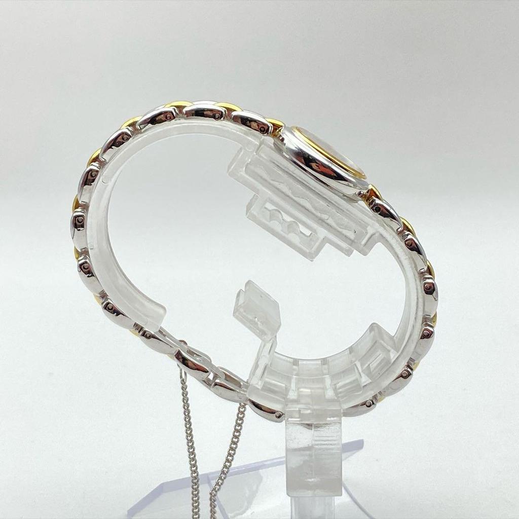 Used New battery Seiko two-tone 4N21-0740 bracelet watch