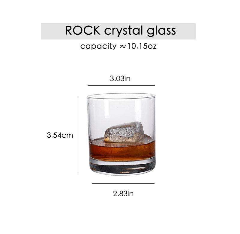Rocks Whiskey Glasses Set With Simple Lines Dishwasher Safe Cocktail Drinking Glasses Ideal Rocks Glassware for Special Moments