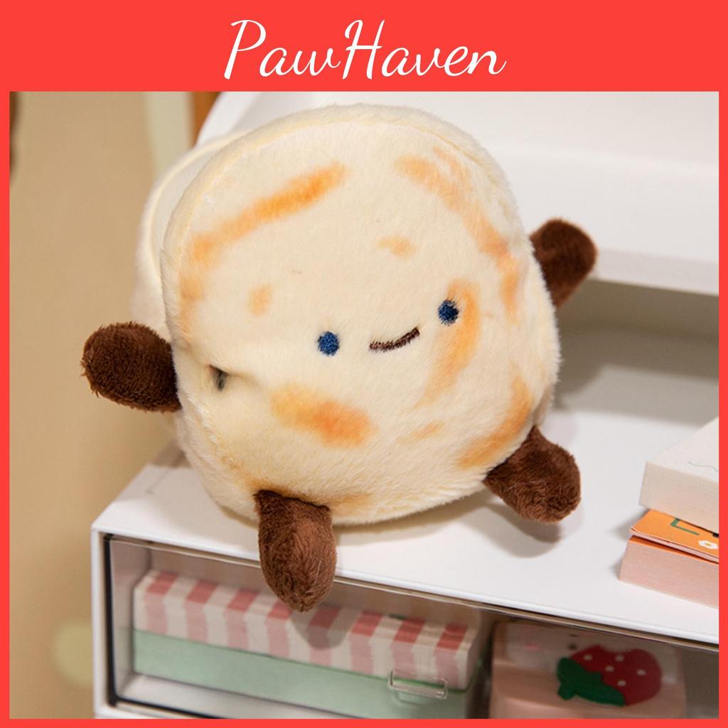 Chinese Hamburger Plush Toy Keychain Pendant Bag Decoration Kids 12cm Gifts