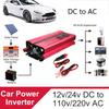 4000W Solar Power Inverter 220V Peaks Voltage Transformer Converter DC To AC 110V/220V Car Inverter Sine Wave Inversor