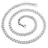 Carmen Trendy Ins Internet Celebrity Titanium Steel Chain Stylish Cuban Link Chain Fashion All-Match Cold Style Men's and Women's Necklaces Ornament
