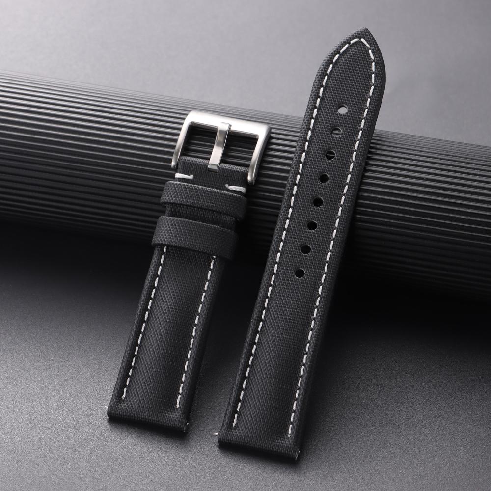 18/19/20/21/22mm Sailcloth Straps for Omega for Blancpain for Seiko Divers Watches Men Women Quick Release Waterproof Watch Band