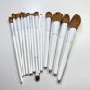 14-Piece Professional Makeup Brush Set with Soft Wooden Handles for Eyeshadow, Blush, Concealer, and Contour
