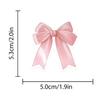 Colorful Bow Stickers Removable Aesthetic DIY Decals for Scrapbooking Phone Luggage Skateboard Glossy Waterproof Skin Safe Decor