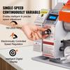 Mini Metal Lathe Machine, 7'' x 16'', 800W Precision Benchtop Power Metal Lathe, 150-2500 RPM Continuously Variable Speed, with 3.9'' 3-jaw Metal
