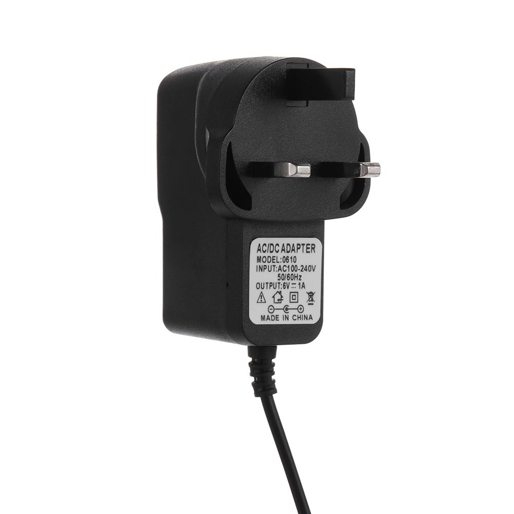 100-240V Transformer Mains 6V 1A Battery Charger AC/DC Adapter Power Supply