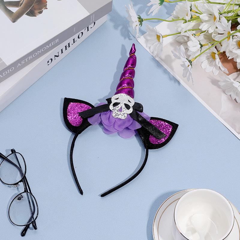 Christmas Unicorn Headband for Kids: Festive Party & Performance Decoration