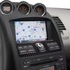 Carbon Fiber Interior GPS Navigation Frame Trim Cover For Nissan 350Z 2006-2009