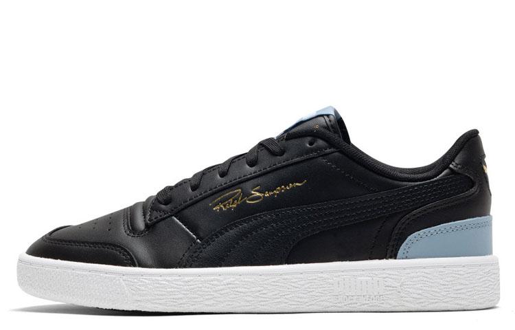 PUMA Ralph Sampson Low Black Faded Denim 370846-05 35.5