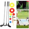 10pcs Portable Kids Golf Toy Set Mini Children Club Toy Outdoor Game Learning Putting for Preschool