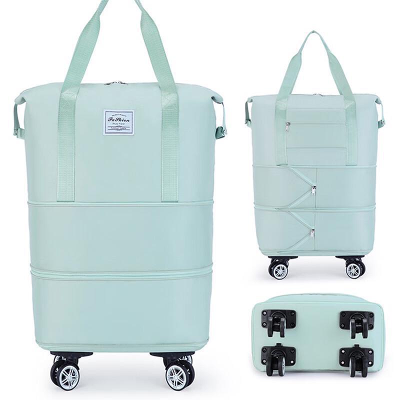 Detachable Wheel Rolling Travel Duffle Bag 1