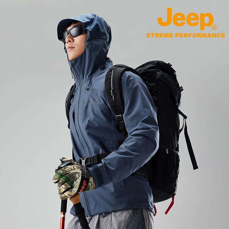 JEEP Men s J332094098 2.5-Layer Waterproof & Breathable Outdoor Jacket S