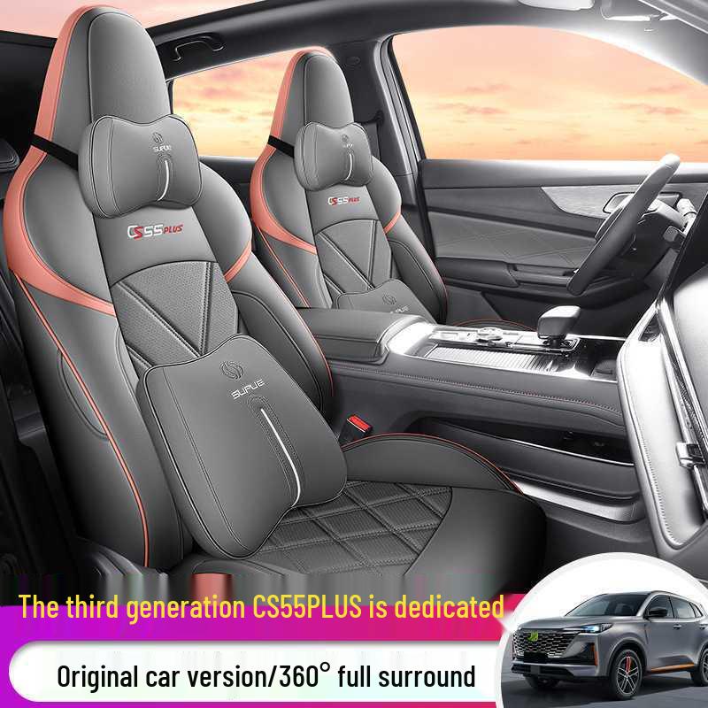 Changan CS55 Plus 3rd Gen Car Seat Cover - All-Season Leather Cushion