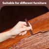2pcs Furniture Repair Wax Crayons Dark Brown Wood Filler Sticks For Scratches On Tables Cabinets Floors Hardwood Laminate