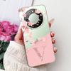 5G For Honor X70 MTN-AN00 Case For Honor X70 Cover Clear Luxury A-Z Letters Fashion Flowers Crown Soft Bumper Casing
