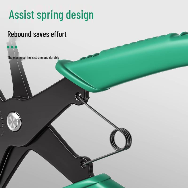 Víceúčelové dvojité kleště na pojistné kroužky pro vnitřní/vnější ohýbání a pojistné kroužky