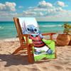 1pc Stitch Flamengo Kit Cartoon Quick Dry Microfiber Bath Towel for Swimming Surfing Camping Unisex Holiday. SJT7201188