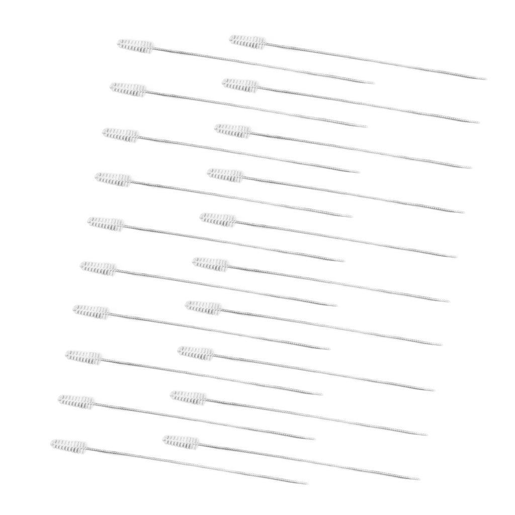 20Pcs Spray Gun Cleaning Brush Kit Flexible Handle Nylon Bristles Spray Gun Brushes Cleaner Tool