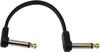 Flat Patch Cables Set of 2 D'Addario (Shielded Cables) - (PW-FPRR-204OS) (10cm L-L Crank)