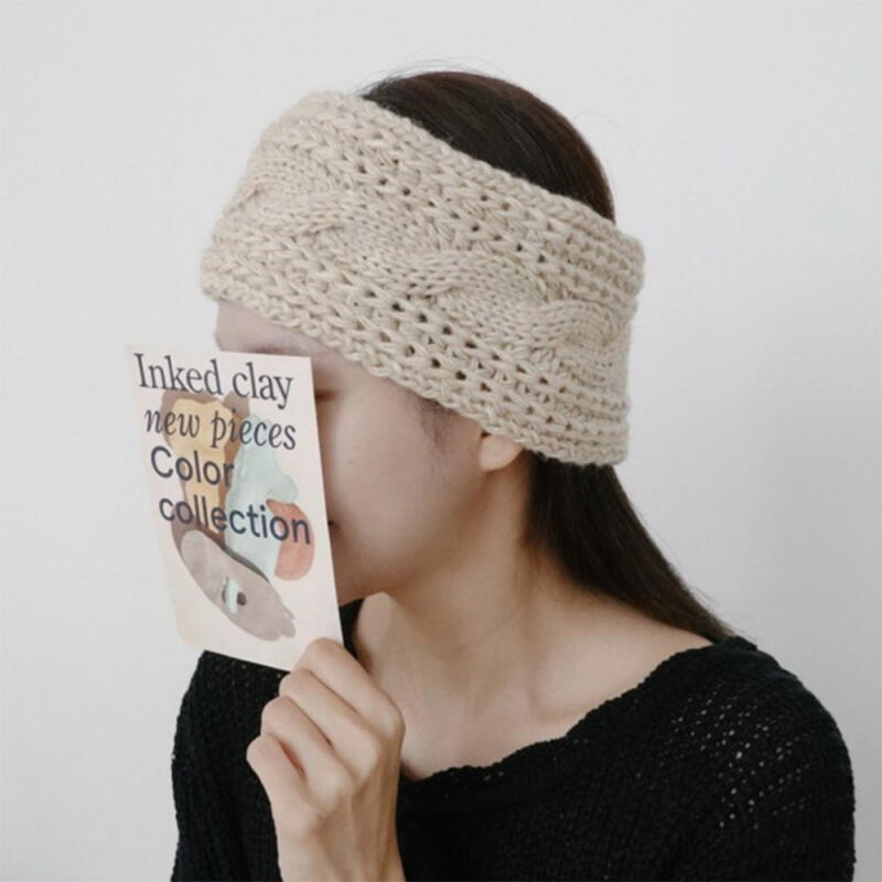 

Women s FW Wide Wool Knit Headband A33870_Beige