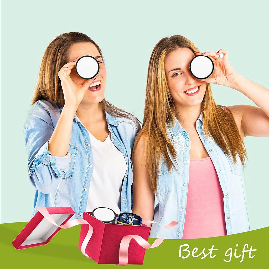 16Pcs/set Bamboo Makeup Remover Reusable Facial Pad Washable Face Round Cotton With Laundry Net Bag And Fashionable Metal Box