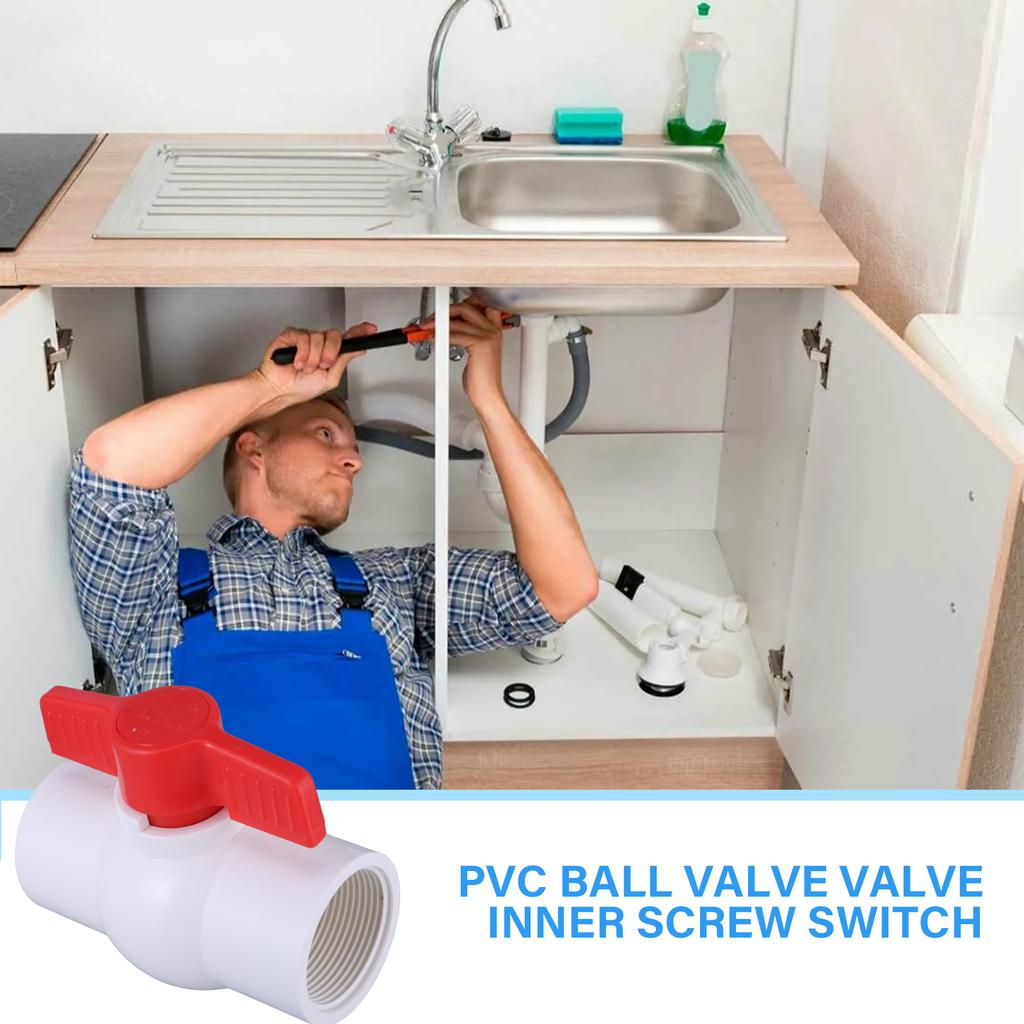 Upgrades Switches Valves Slip Socket with Easy Turn Handle Long Service Valves for Sealing & Corrosion Resistance