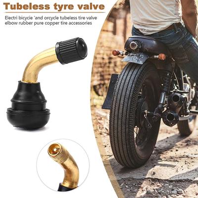 1Pcs Tubeless Tyre Valve Stems For Electric Scooter Bike Degree Air Tyre Valve Stem For Motorcycle Dirt Bikes