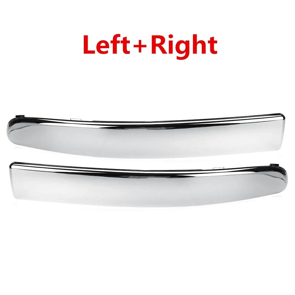 Kromsilver Bilens Främre Bumperlist Nedre Dekoration För Fiat 500 2007-2015 Kromad Styling Bumper Nedre Deksel 735455056 /57