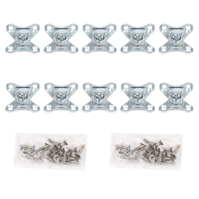 Zinc Alloy Corner Brackets with Screw Removable Right Angle L-Shaped Support Metal Connector Holder Corner Brace for Furniture