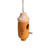 Hummingbird House Unique Shape Hanging Bird Cage Wooden Bird Nesting House for Garden Outdoor Decoration