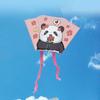 Handheld Animal Kite Portable Foldable Kite Breeze to Fly Cartoon Panda Kite  Children Sports