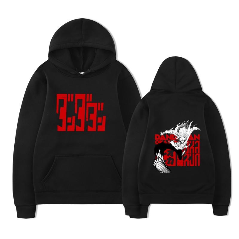 Anime Dandadan Okarun Fashion Hoodie Printed Pocket Long Sleeve Casual Street Wear Men's Hoodie Sportswear Harajuku Clothing
