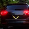 2 Stück Premium Metall Engelsflügel Auto Karosserie Aufkleber Kratzfest Dekorative Schutz für Auto Exterieur Individualisierung