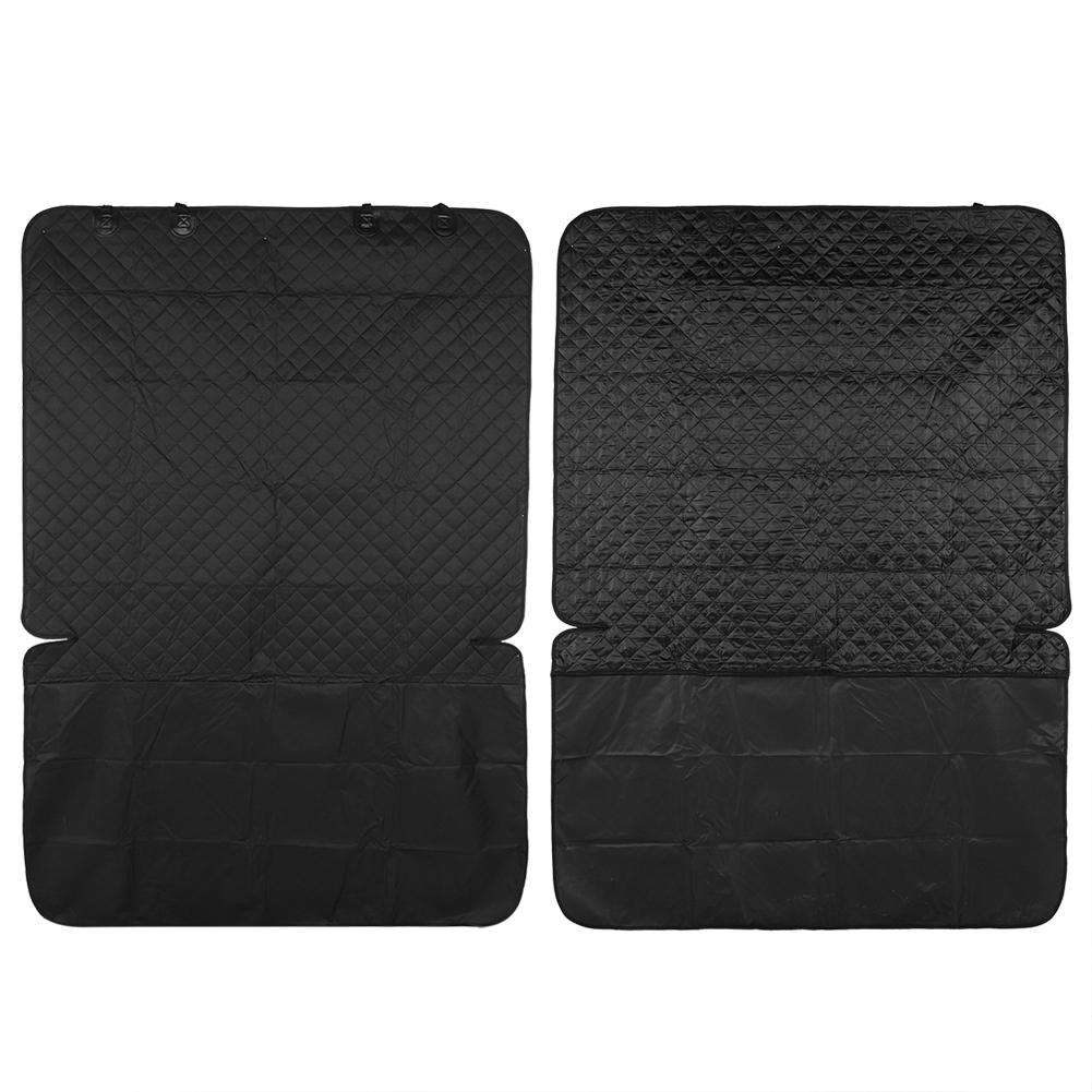 Black 600D Oxford Cloth Waterproof Dirt Proof Car Pet Pad Trunk Dog Cover Mat Cushion(Black 133x204CM)