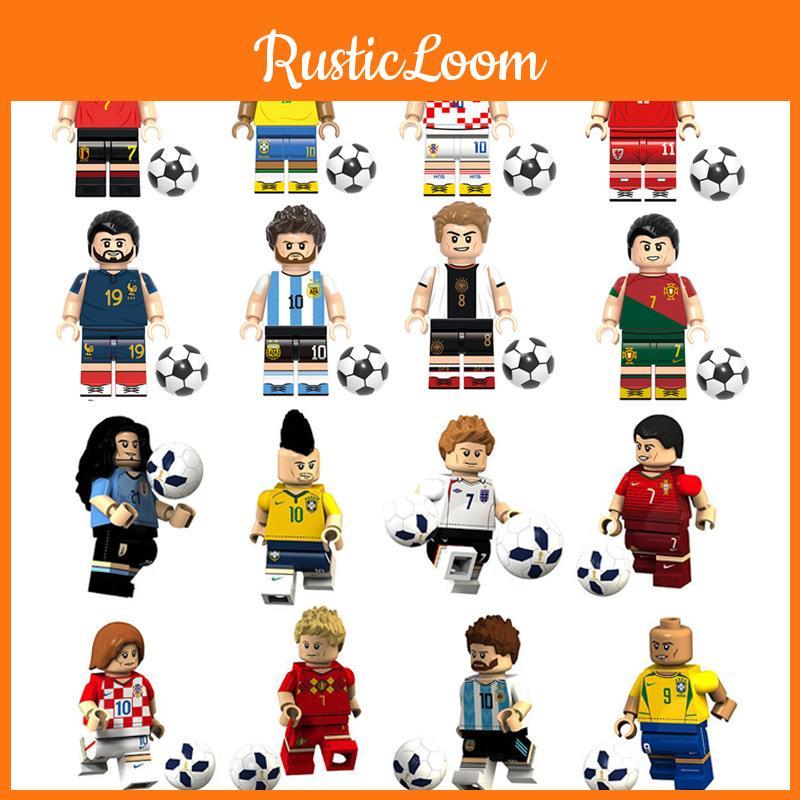 Science Xp013-020 Messi Neymar Football Team Building Blocks Toy