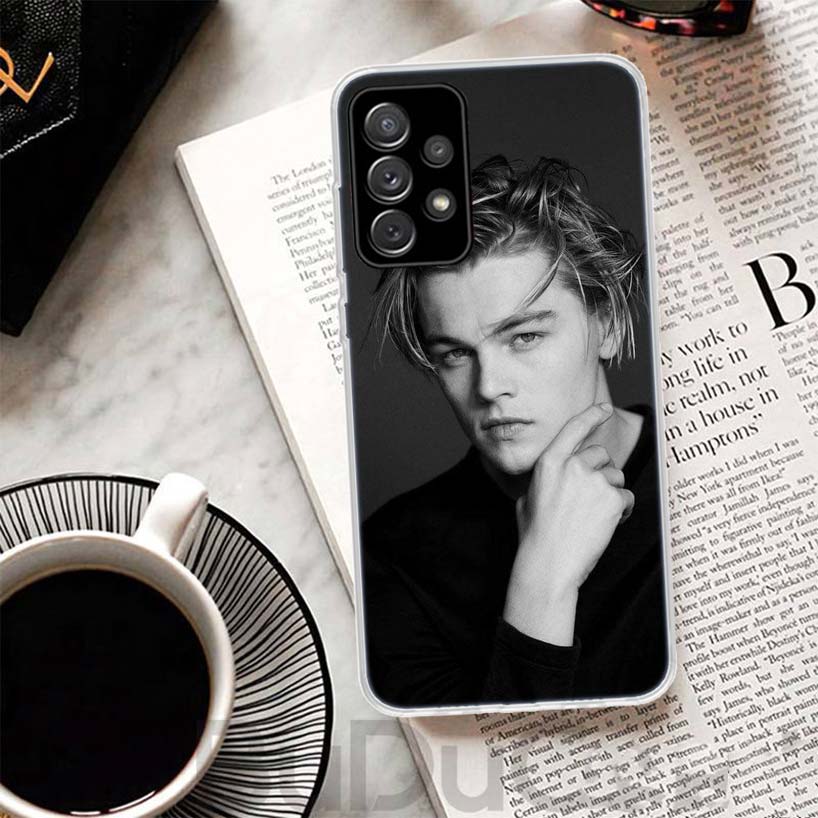 Leonardo Dicaprio Young Phone Case For Samsung Galaxy A15 A14 A54 A13 A53 A12 A52S A55 A22 A23 A24 A32 A33 A34 A25 A35 A03S A04S