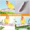 Cotton Rope Parrot Standing Perch Comfortable Grip Bird Teeth Chew Pole Bird Grinding Stand  Conure