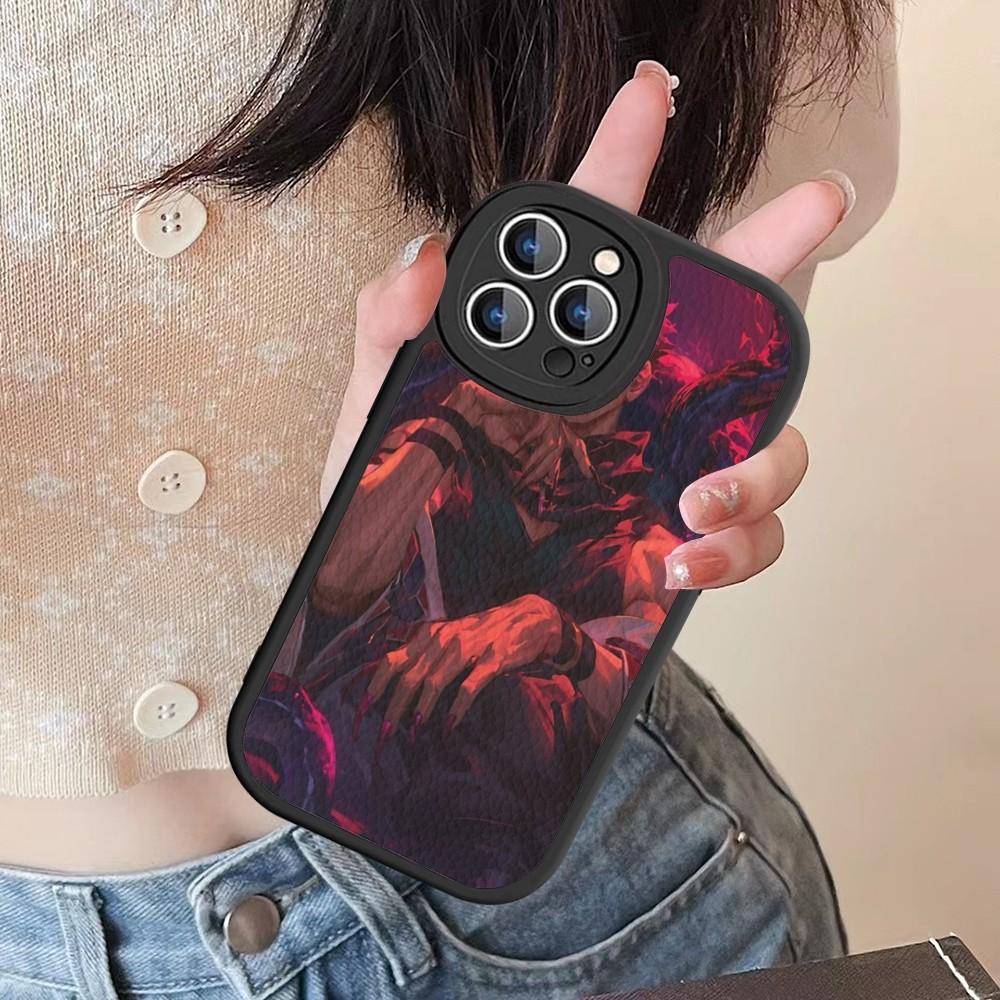 Jujutsu Kaisen Ryomen Sukuna Phone Case Hard Leather For IPhone 16 15 14 13 12 Mini 11 14 Pro Max Xs X Xr 7 8 Plus Fundas