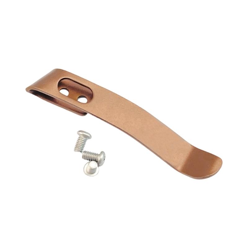 Cutter Pliant en Acier Inoxydable Clip Arrière Accessoires de Fabrication DIY Pièces d'Outil de Coupe avec Pince de Poche à la Taille avec 3 Vis