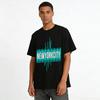Trendy NEWYORKCITY Sound Wave Print Casual Crew Neck T-Shirt Pure cotton T-shirt