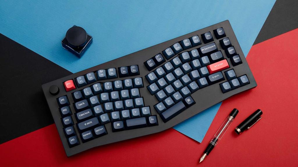 Keychron - V10 Max QMK/VIA Wireless Custom Mechanical Keyboard - Mechanical Keyboard Barebone Knob None