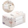 4Pcs Quilt Storage Container with Lids Large Capacity Fabric Quilt Bags Versatile Storage Bin for Household Use