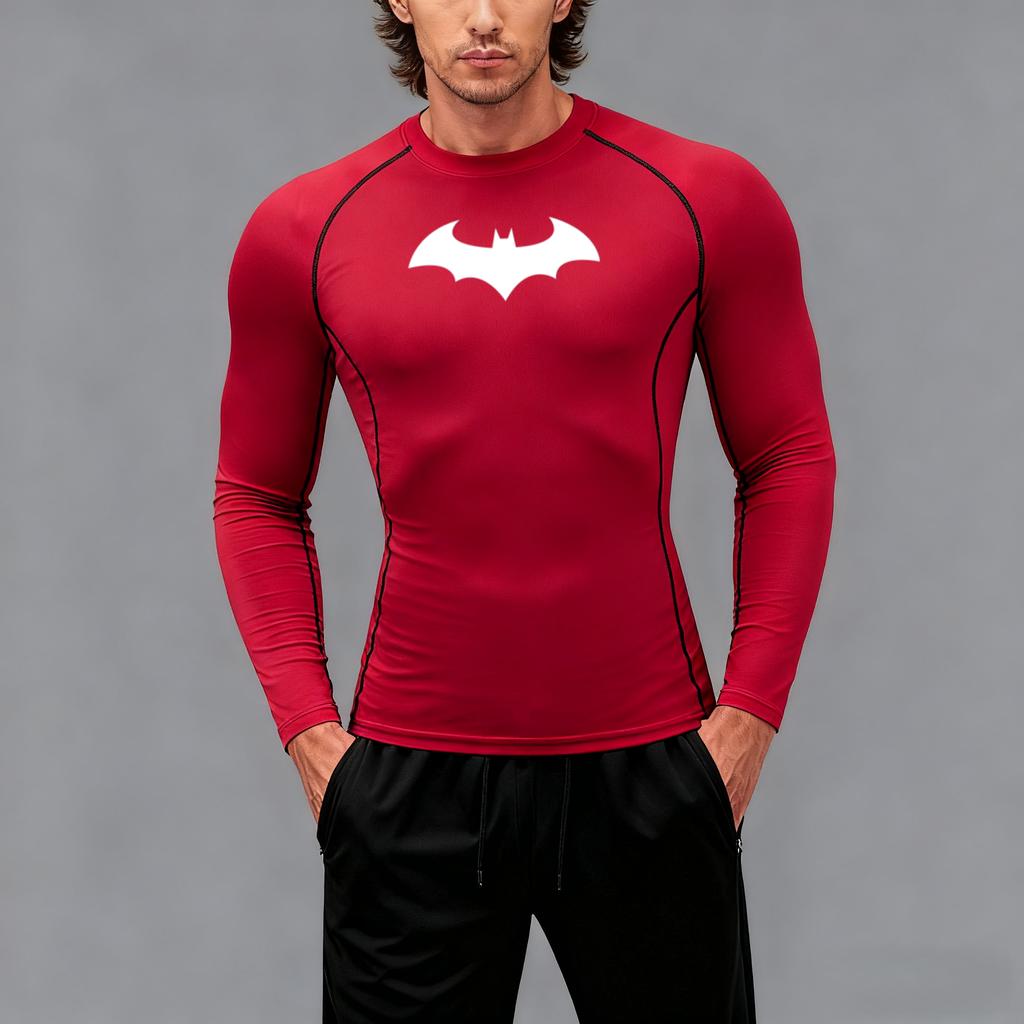 MMA Men Compression Running T-shirt Fitness Tight Long Sleeve Sport Shirts Training Jogging Tops Gym Sportswear Dry Fit Rashgard