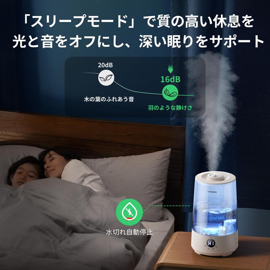 Homvana Aroma Humidifier for 16dB Double Large 25 Hours of Continuous Fits Up To 18 Tatami LED Ultrasonic Aroma Diffuser - [New 2025] 3-in-1 Design